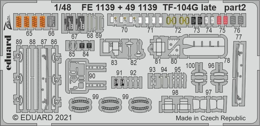 Eduard 491139 TF-104G, en retard pour Kinetic Model 1/48 – image 3