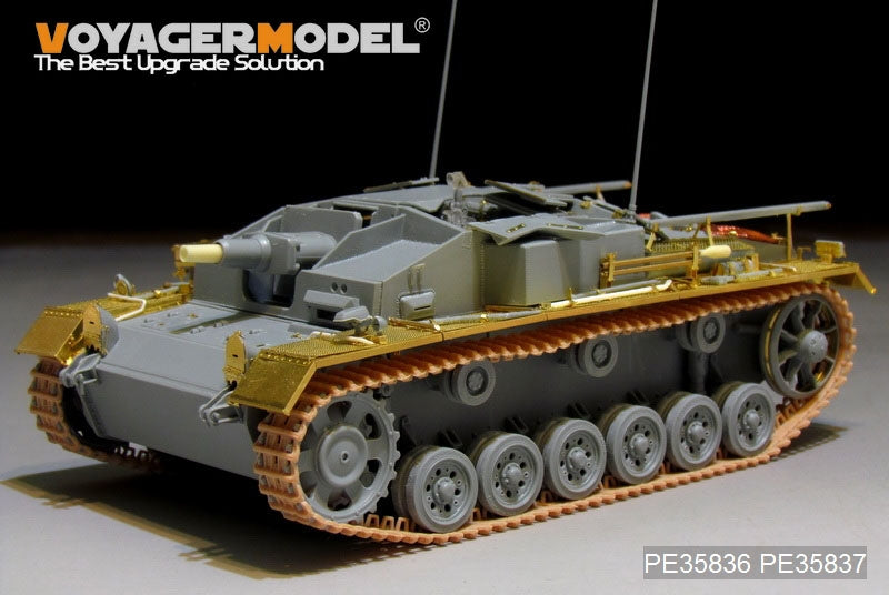 Voyager modèle PE35837 garde-boue allemand StuG.III Ausf.E de la seconde guerre mondiale pour DRAGON 6688 1/35 – imagen 3