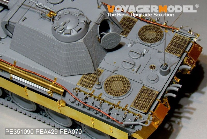 Maquette Voyager PE351090 Panther A allemand de la Seconde Guerre mondiale, version intermédiaire de base, pour Dragon au 1/35 – Bild 6