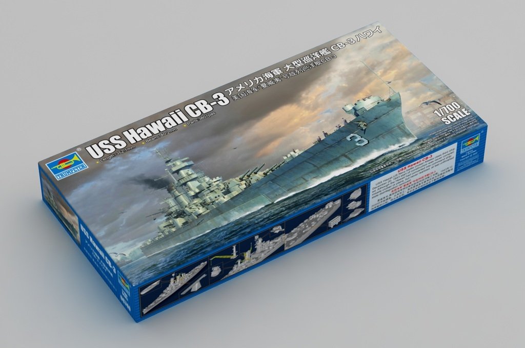Trumpeter 06740 USS Hawaii CB-3 1/700 – Bild 2