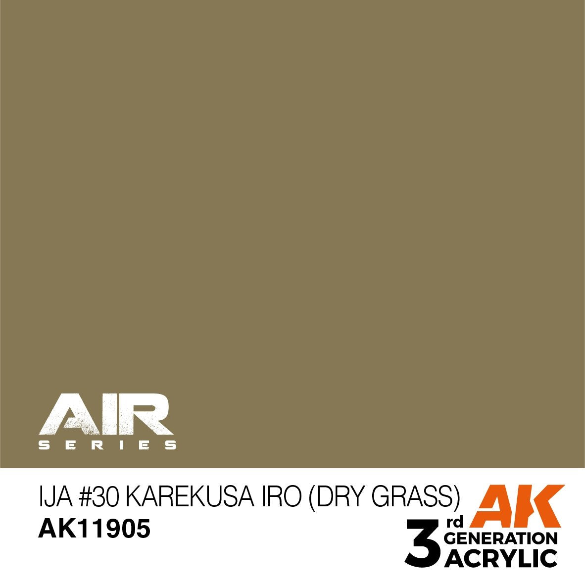 AK Interactive AK11905 IJA #30 KAREKUSA IRO (HERBE SÈCHE) – AIR 17ml