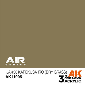 AK Interactive AK11905 IJA #30 KAREKUSA IRO (HERBE SÈCHE) – AIR 17ml