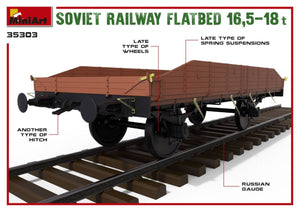 MiniArt 35303 Plateau ferroviaire soviétique 16,5-18t (1/35) – imagen 3