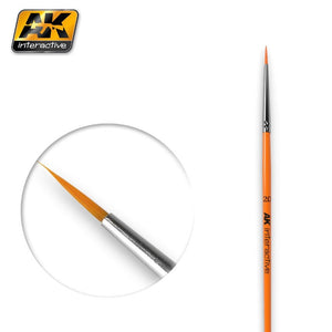 Brosse ronde AK Interactive AK602 2/0 synthétique
