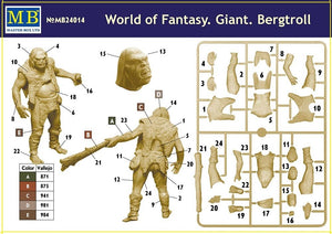 Master Box 24014 Monde de Fantasy Bergtroll Géant 1/24 – immagine 6