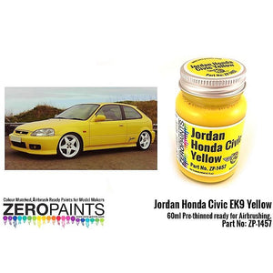 Peinture Zero Paints ZP-1457 - Jaune Honda Civic Jordan 60 ml