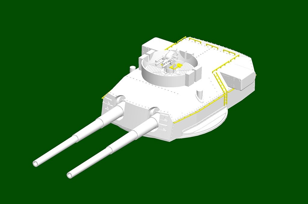Trumpeter 05370 Croiseur de bataille Barbarossa de classe O DKM 1/350 – Bild 6
