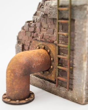 RT-Diorama 35300 Cheminée d&amp;#39;usine en ruine 1/35 – Bild 7