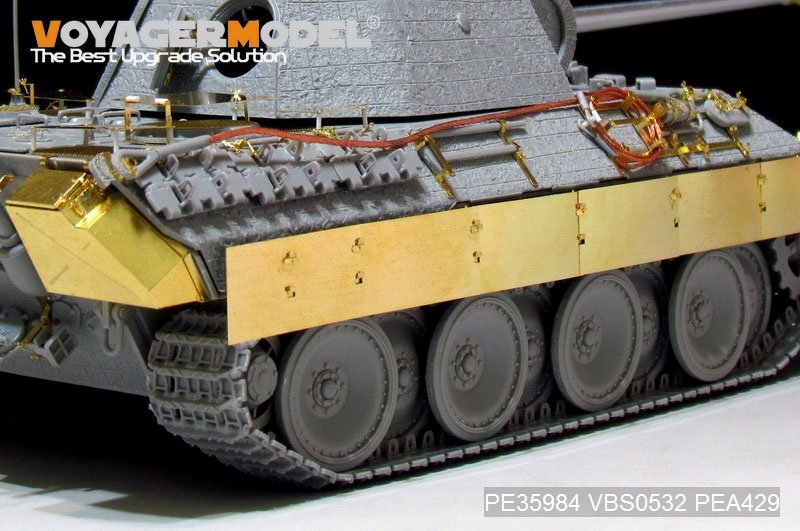 Maquette Voyager PE35984 Char Panther A allemand de la Seconde Guerre mondiale, version de base, pour TAKOM 2097 au 1/35 – Bild 9