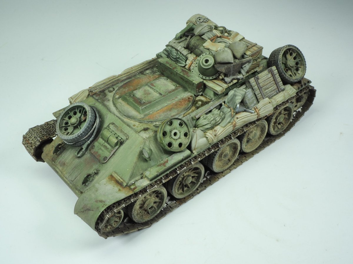 Panzer Art RE35-546 T-34 Véhicule de dépannage improvisé 1/35