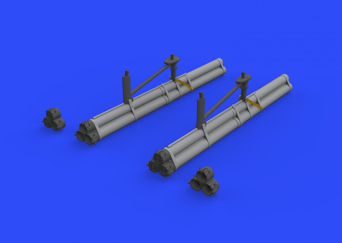 Lance-roquettes bazooka Eduard 648337 P-51D AIRFIX 1/48 – image 2