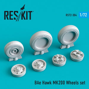 RESKIT RS72-0304 BAe Hawk MK200 Jeu de roues 1/72
