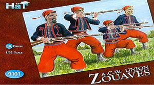 Hat 9101 American Civil War Zouaves 2nd set 1/32