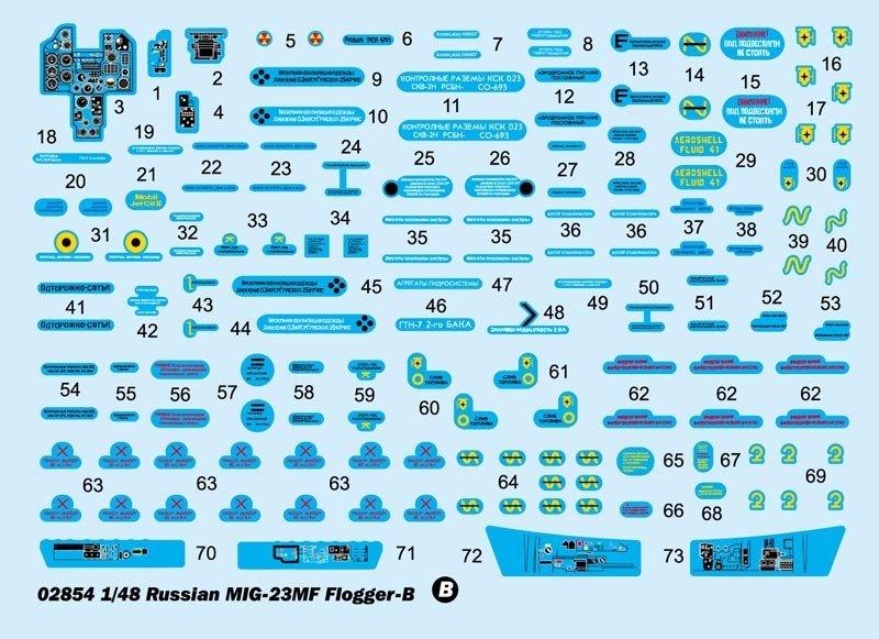 Trumpeter 02854 MIG-23MF Flogger-B 1/48 – imagen 13