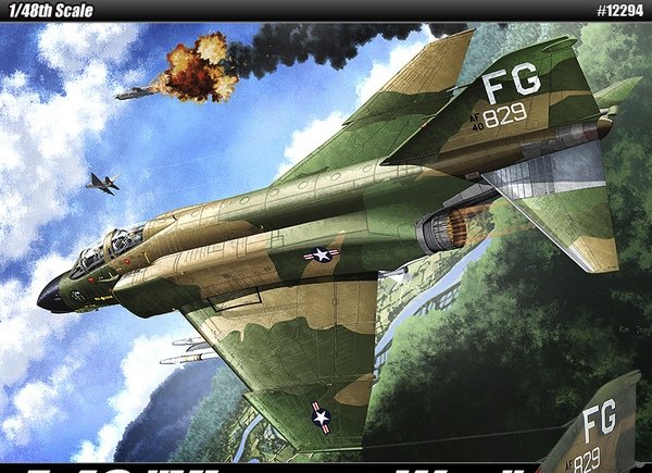 Maquette Academy 12294 F-4C Phantom Guerre du Vietnam 1/48