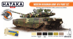 Kit de peinture Hataka HTK-CS112 pour véhicules blindés de combat modernes de l&amp;#39;armée ukrainienne (6 x 17 ml) – imagen 2