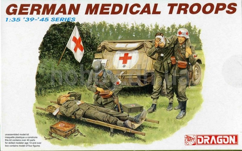 Dragon 6074 Troupes médicales allemandes (1/35)