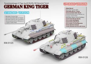 Rye Field modèle 5125 German King Tiger Ausf.B Sd.Kfz.182 Tourelle Henschel 1/35 – immagine 3