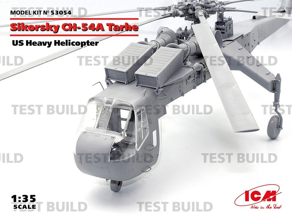 ICM 53054 Sikorsky CH-54A Tarhe Hélicoptère lourd américain 1/35  – immagine 3