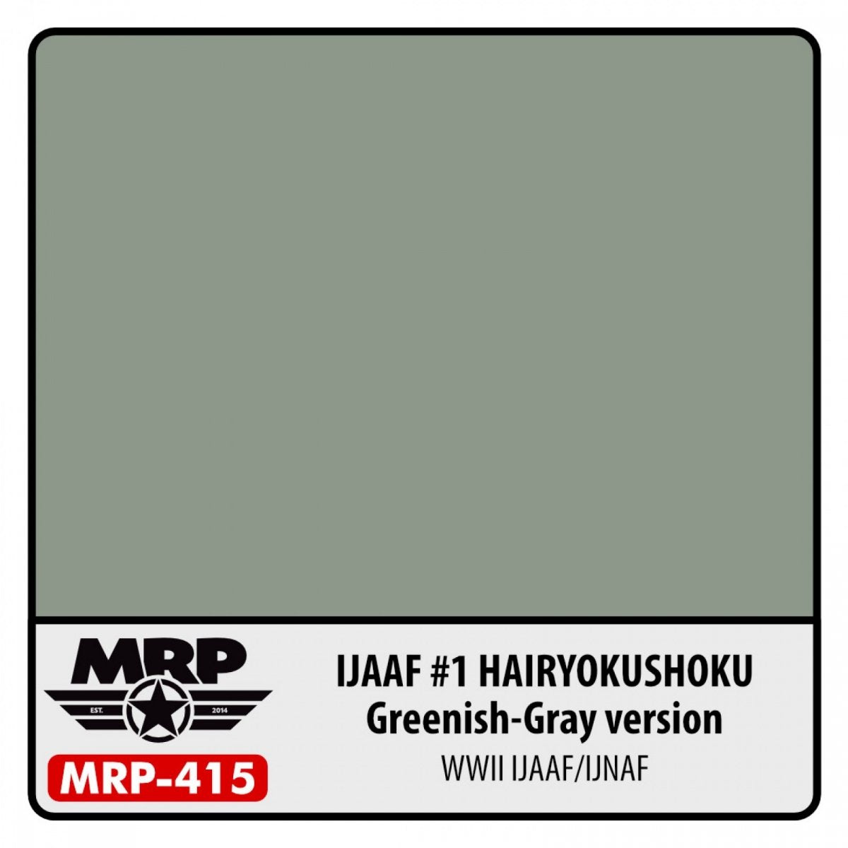 MR. Paint MRP-415 IJAAF #1 Hairyokushoku (Version gris verdâtre) 30 ml 