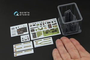Intérieur imprimé en 3D et coloré sur papier décalcomanie Quinta Studio QD+32250 A-26C Invader (Hobby Boss) (avec pièces en résine imprimées en 3D) 1/32  – image 2