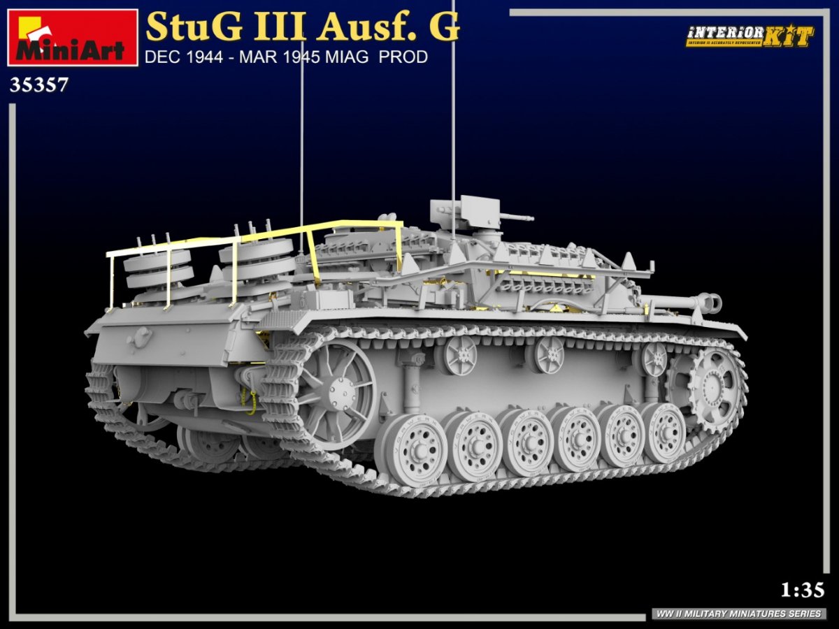 MiniArt 35357 StuG III Ausf. G DÉC. 1944 – MARS 1945 MIAG PROD. KIT D&amp;#39;INTÉRIEUR 1/35 – image 10