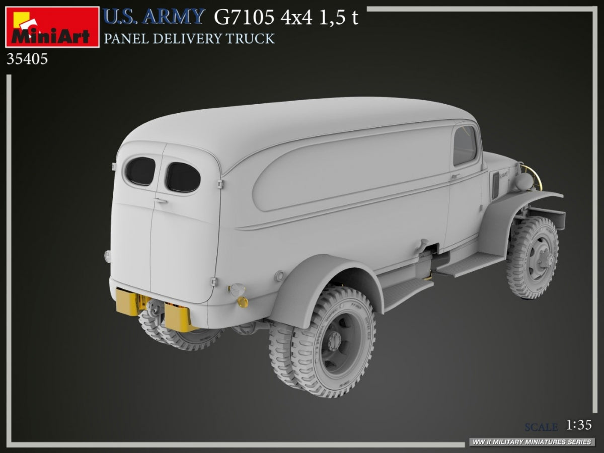 MiniArt 35405 Armée américaine G7105 Camion de livraison de panneaux 4x4 1,5 t 1/35 – image 22