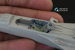 Intérieur imprimé en 3D et coloré sur papier décalcomanie Quinta Studio QD48146 F-CK-1C (pour kit AFV club) 1/48 – immagine 6
