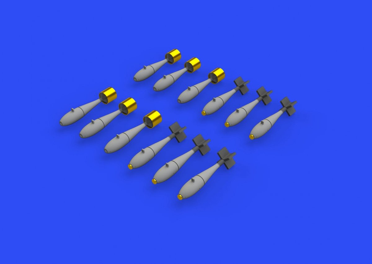 Eduard 648567 BDU-33 et bombes Mk.76 au 1/48  – Bild 3