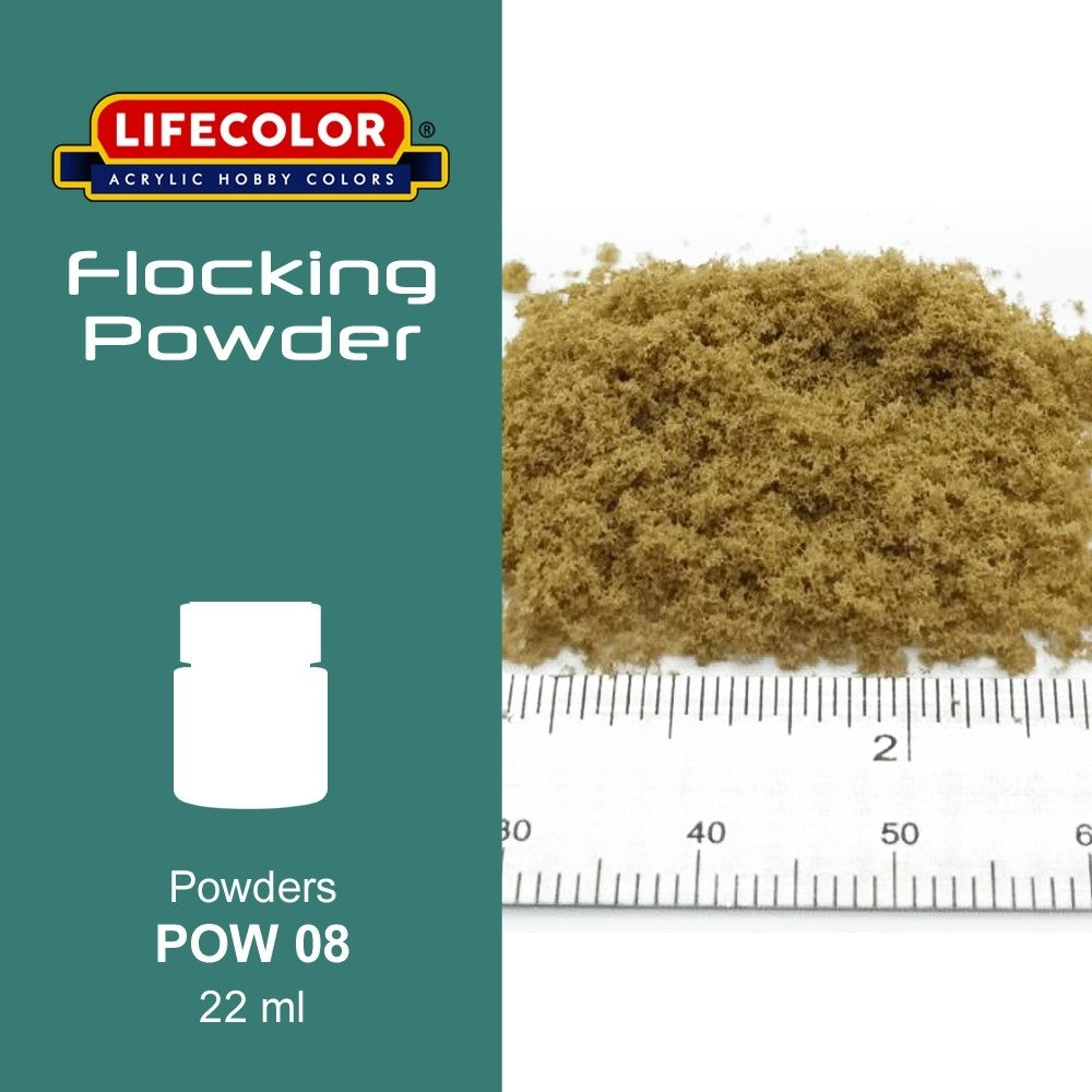 Poudre de flocage Lifecolor POW08, plante séchée, 22 ml