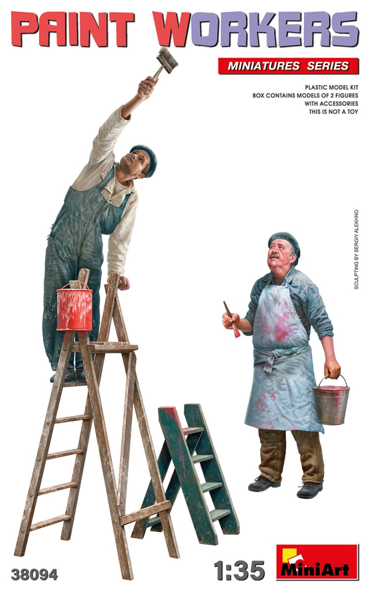 MiniArt 38094 PEINTRES AVEC ACCESSOIRES 1/35
