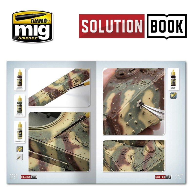 Solutions pour le manuel AMMO of Mig Jimenez 6503. Comment peindre des figurines allemandes de la fin de la Seconde Guerre mondiale (Multilingue). – immagine 2