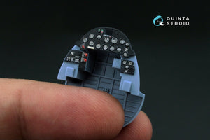 Intérieur imprimé en 3D et coloré sur papier décalcomanie Quinta Studio QD48111 F4U-1A Corsair (pour maquette Tamiya) 1/48 – image 5