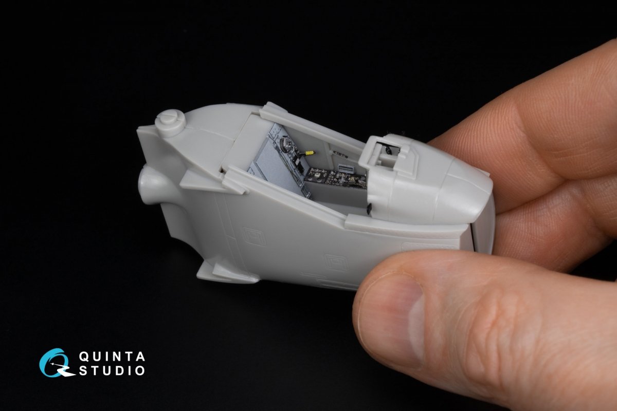 Intérieur imprimé en 3D et coloré sur papier décalcomanie Quinta Studio QD48309 AV-8B Late (Hasegawa) 1/48 – Bild 15