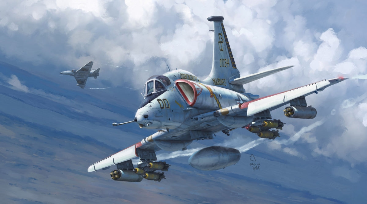 Magic Factory 5002 A-4M Skyhawk Avion d'attaque léger 2 en 1 1/48