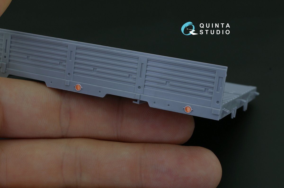 Intérieur imprimé en 3D et coloré sur papier décalcomanie Quinta Studio QD35016 Ural-4320 (pour kit Zvezda) 1/35 – immagine 7
