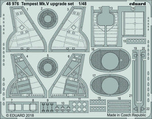 Kit de mise à niveau Eduard 48976 Tempest Mk. V au 1/48 EDUARD