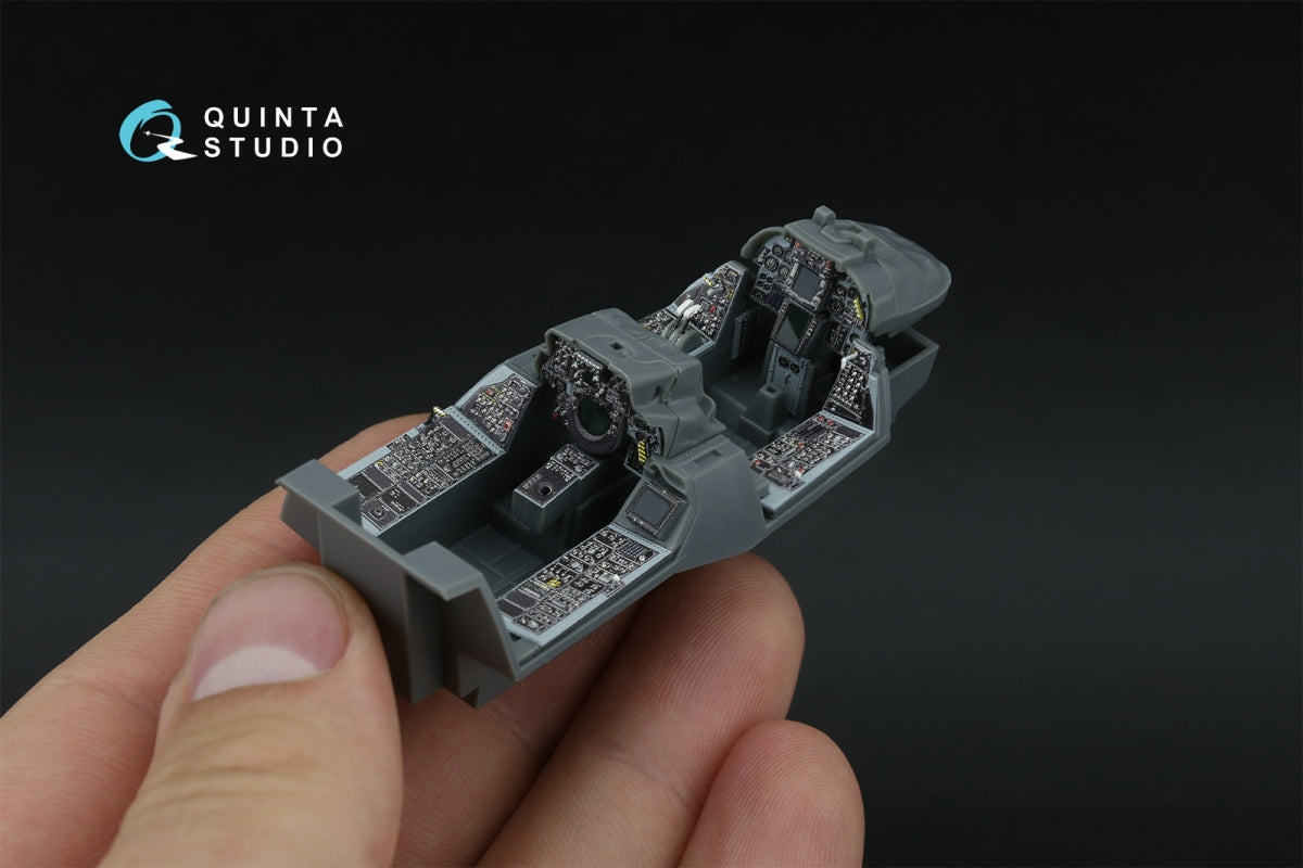 Intérieur imprimé en 3D et coloré sur papier décalcomanie Quinta Studio QDS-48592 F-14A Tomcat (GWH) (Petite version) 1/48 – Bild 9