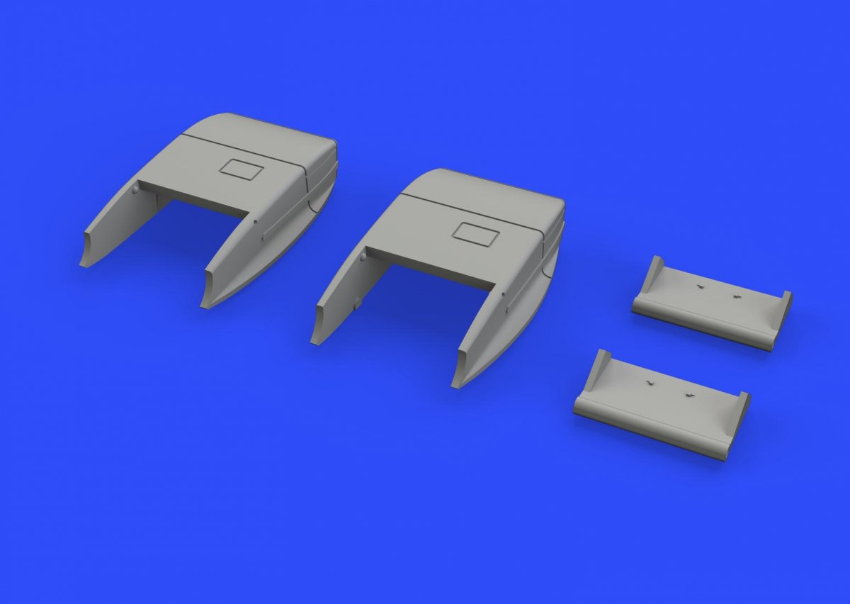 Carénages de radiateur Eduard 672173 Spitfire Mk. VIII / IX / XVI EDUARD 1/72 – Bild 3
