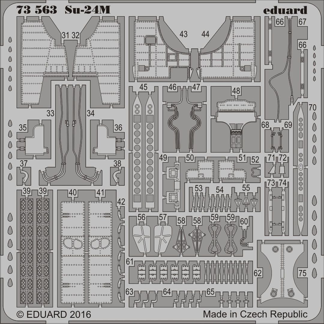Eduard 73563 Su-24M TRUMPETER 1/72 – zdjęcie 2