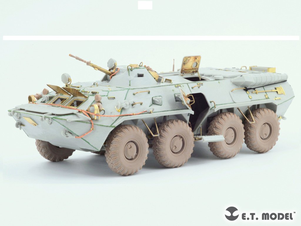 E.T. Model P35-120 Russian BTR-80/80A APC Sagged wheels (Wide) For TRUMPETER Kit 1/35 – zdjęcie 3