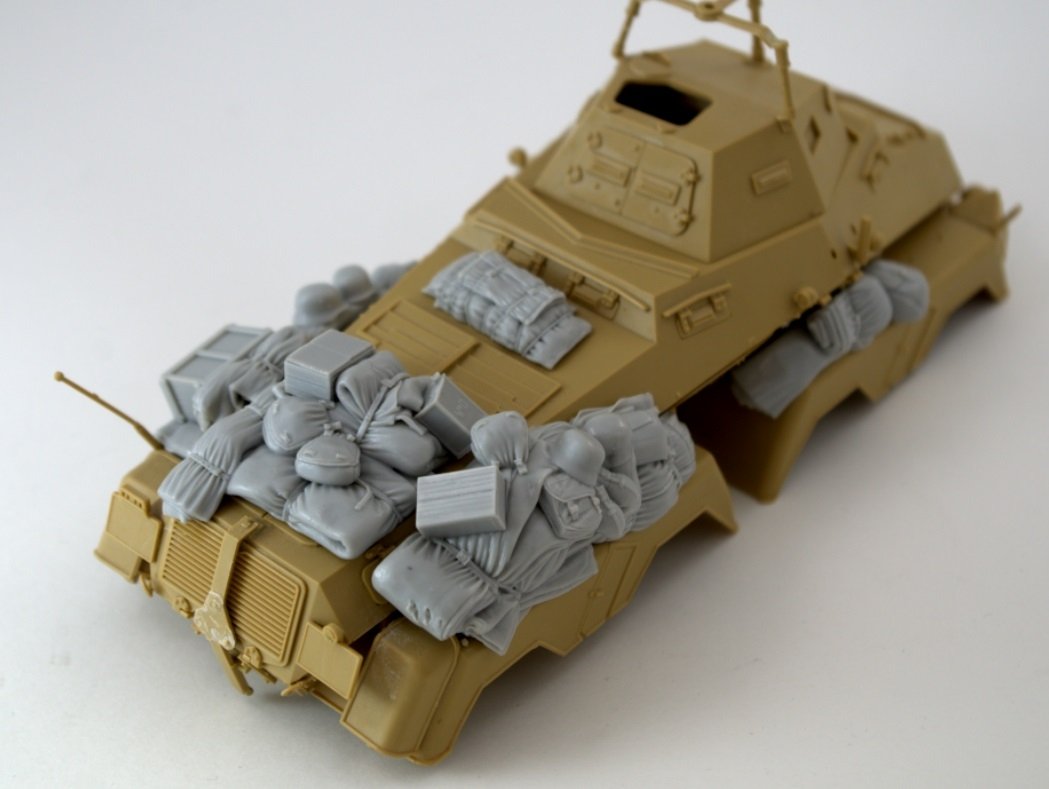 Panzer Art RE35-596 Kit de rangement pour Sd.Kfz 231/232 1/35