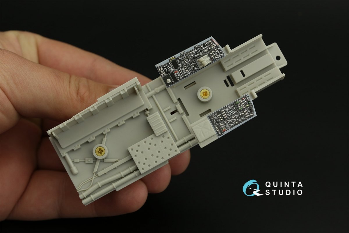Intérieur imprimé en 3D et coloré sur papier décalcomanie pour F-15C Late/F-15J Late (Tamiya) (petite version) Quinta Studio QDS-32157 – image 6