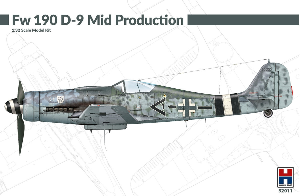 Hobby 2000 32011 Fw 190 D-9 Production moyenne (HASEGAWA + CARTOGRAF + MASQUES) 1/32