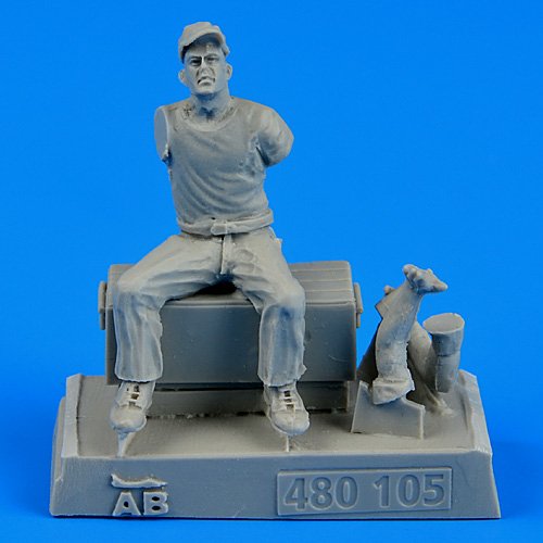 Aerobonus 480105 Mécanicien d&amp;#39;aéronefs de l&amp;#39;armée américaine, Seconde Guerre mondiale - Théâtre du Pacifique, échelle 1/48