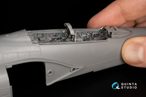 Intérieur imprimé en 3D et coloré sur papier décalcomanie Quinta Studio QD48341 F-4G (première génération) (Meng) 1/48 – image 14