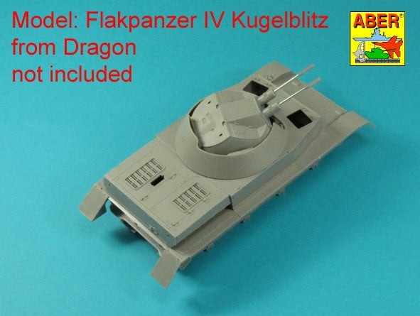 Aber 35L-342 Deux canons antiaériens allemands de 3 cm Flak 103 pour chars « Kugelblitz » / Set of two 3cm Flak 103 barrels for German anti-aircraft tanks « Kugelblitz » 1/35 – image 6