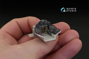 Intérieur imprimé en 3D et coloré sur papier décalcomanie Quinta Studio QD48099 A-1H (pour maquette Tamiya) 1/48 – immagine 6