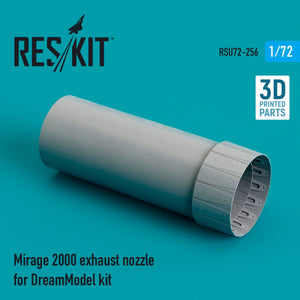 RESKIT RSU72-0256 MIRAGE 2000 TUYAU D&amp;#39;ÉCHAPPEMENT POUR MAQUETTE DREAMMODEL (IMPRIMÉE EN 3D) 1/72