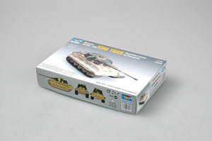 Trumpeter 07291 Tourelle King Tiger Henschel avec Zimmerit (1/72) – immagine 2